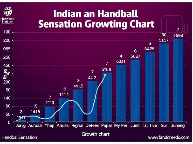 Exponential growth in Indian Handball Sensation downloads Indian Handball Sensation Download Growth Chart